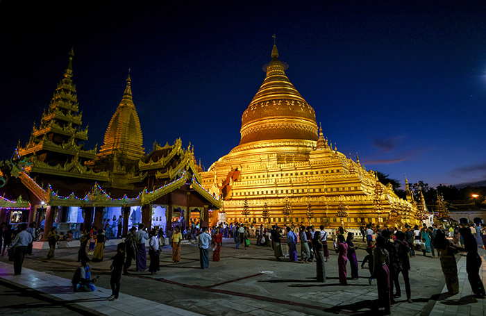    Мьянма. Вид на пагоду Швезигон.Юрий Смитюк/ТАСС