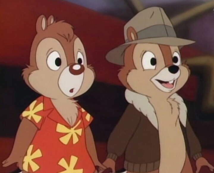 Кадры из мультфильма "Чип и Дейл спешат на помощь