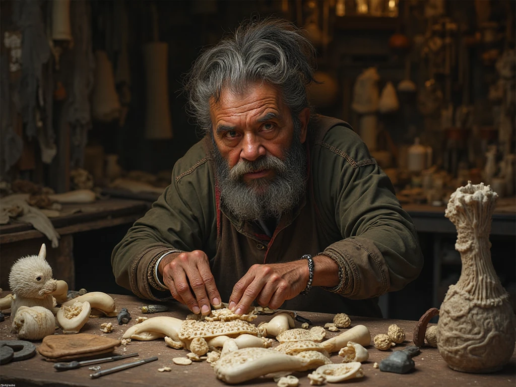 Резчик по кости и рогу