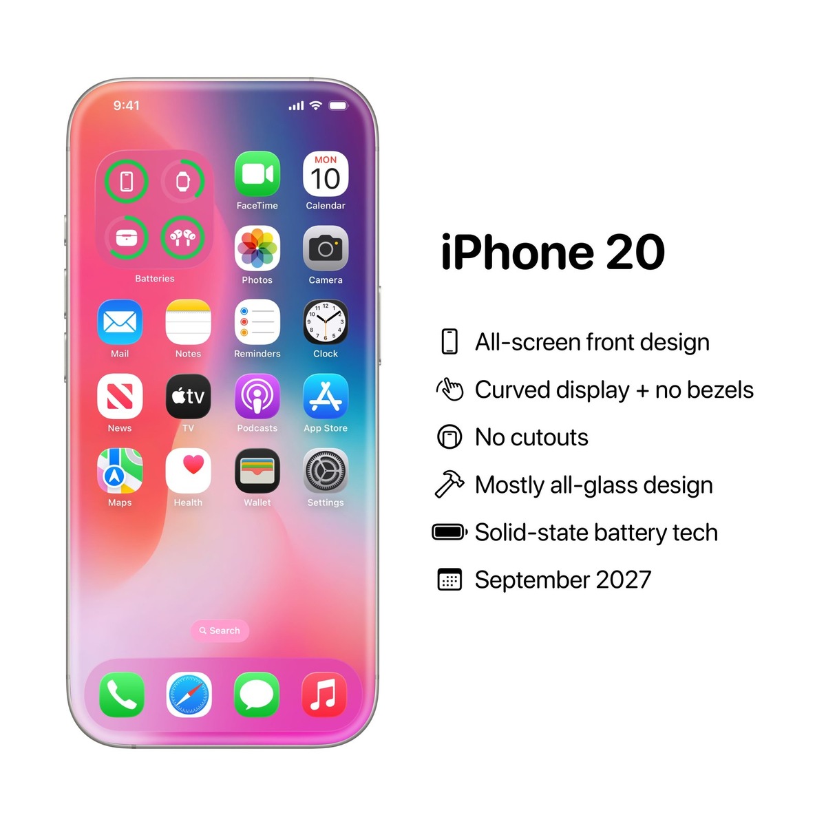    Возможный дизайн iPhone 20