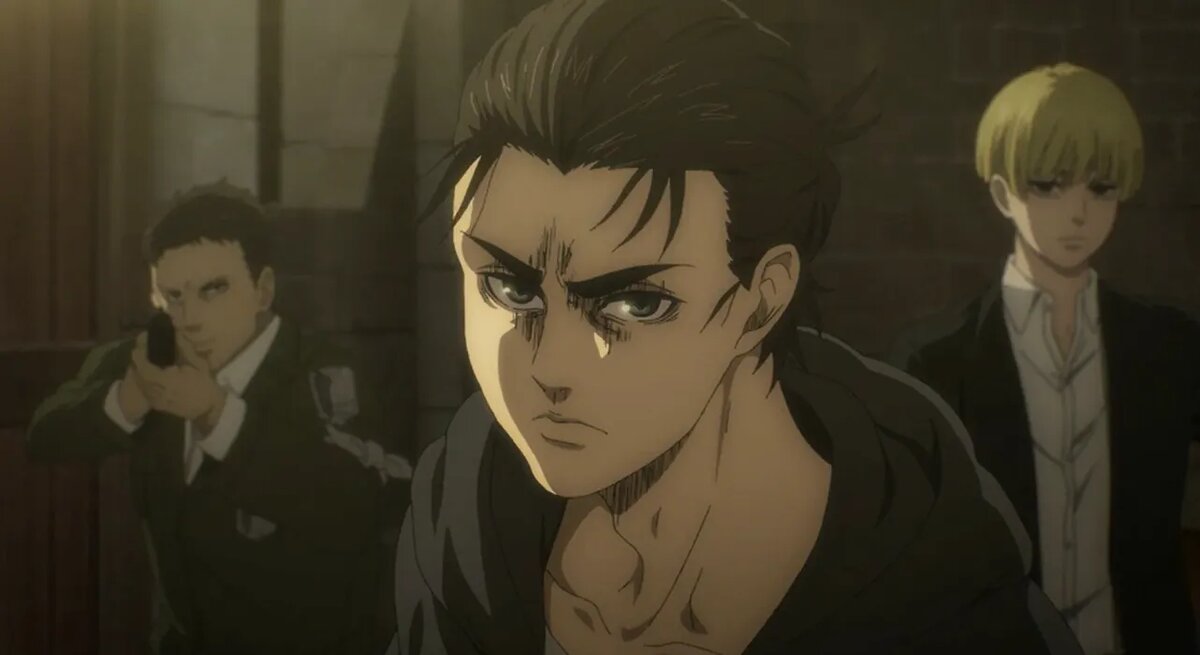 Кадр из аниме «Атака титанов»   📷