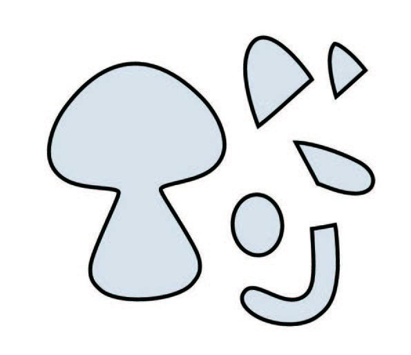 Выкройка котёнка из книги "Волшебный фетр"