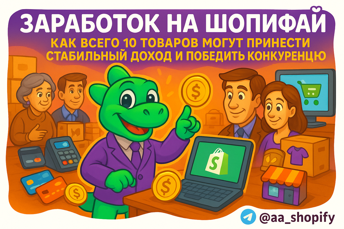    Заработок на Шопифай: Как всего 10 товаров могут принести стабильный доход и победить конкуренцию aa_ecom