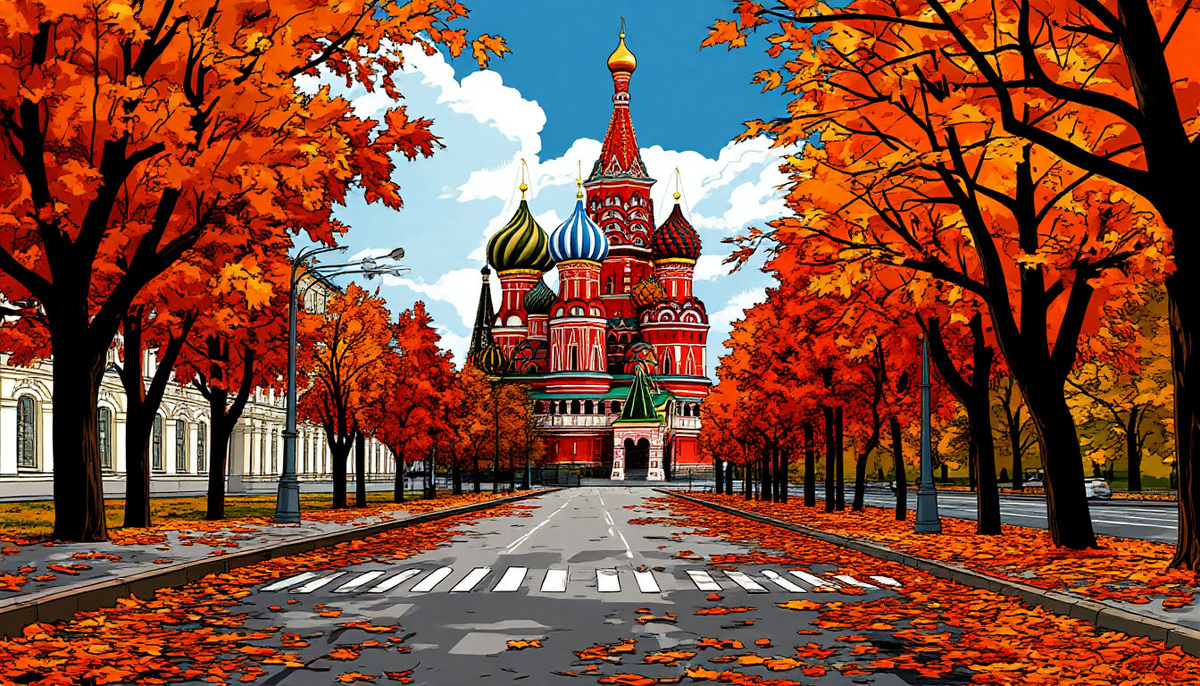 Москва в октябре. 