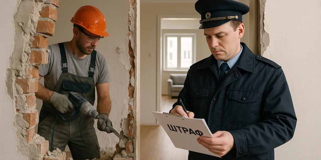 Как сделать перепланировку в квартире и не попасть на штраф?