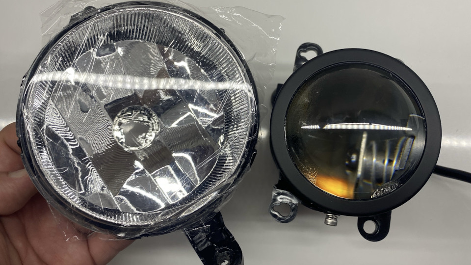 Подготовка к зиме: улучшаем свет ПТФ на Chevrolet Aveo T300. Установка Bi-Led модулей и решение проблем с подключением