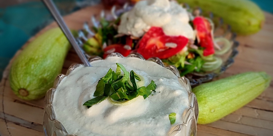 Кабачковый майонез. ⠀