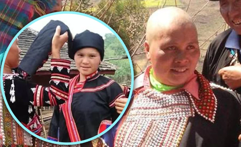 Потом заматывают тюрбаном, холодно же и непривычно