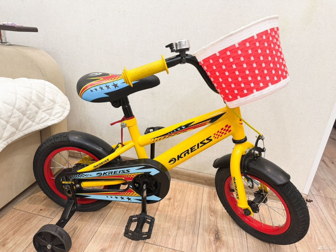 Детский велосипед: Kreiss, 12 дюймов. Фото автора.