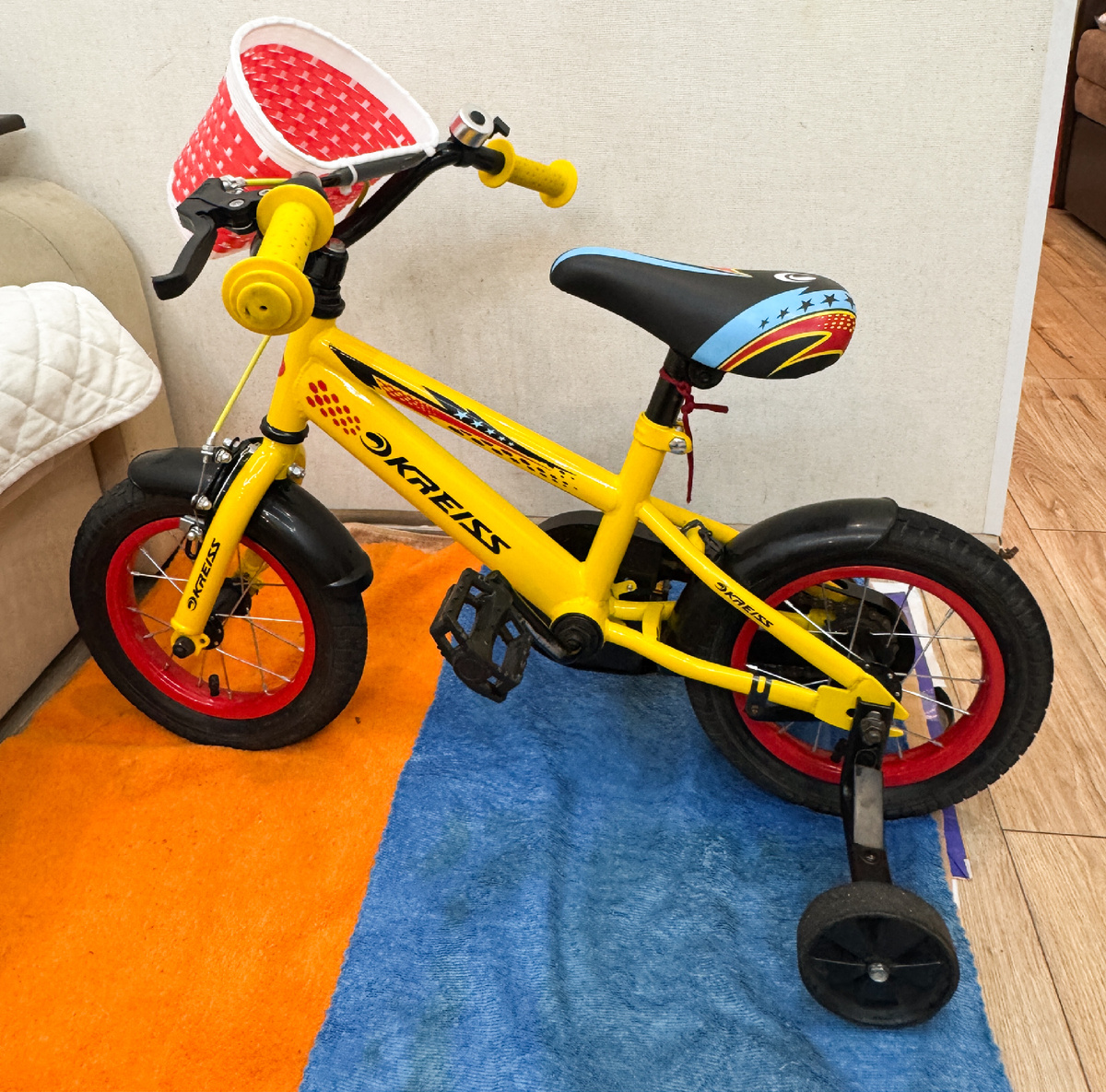 Детский велосипед Kreiss, 12 дюймов. Фото автора.