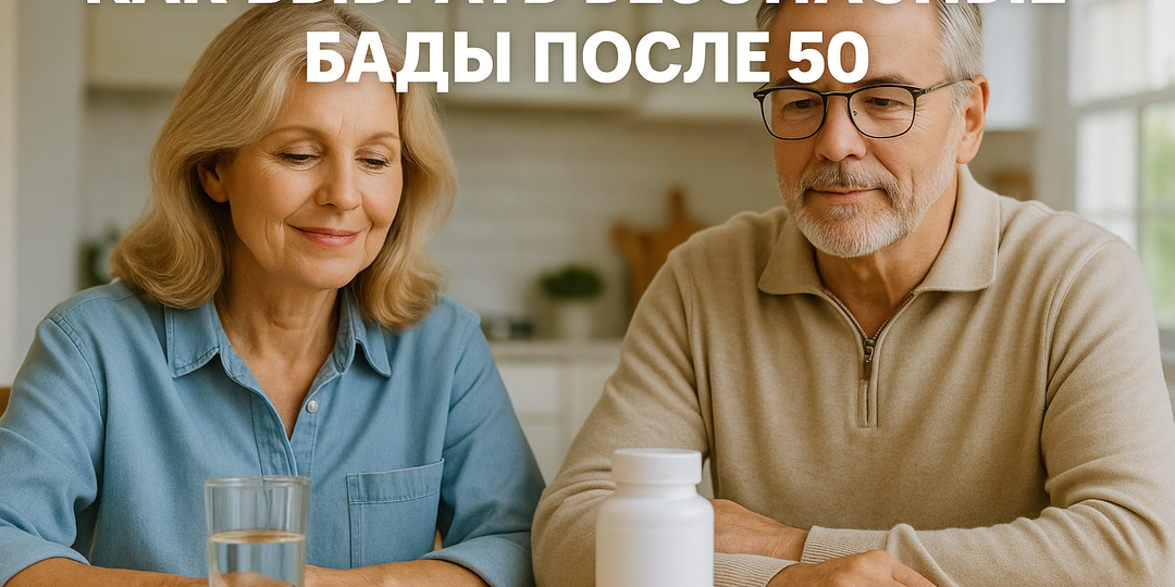 Как выбрать безопасные БАДы после 50?