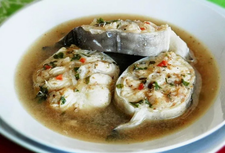 Мясо сома в ухе