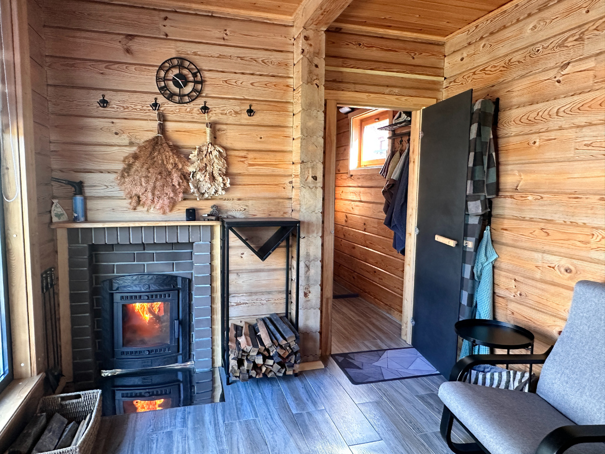 Зона отдыха в бане