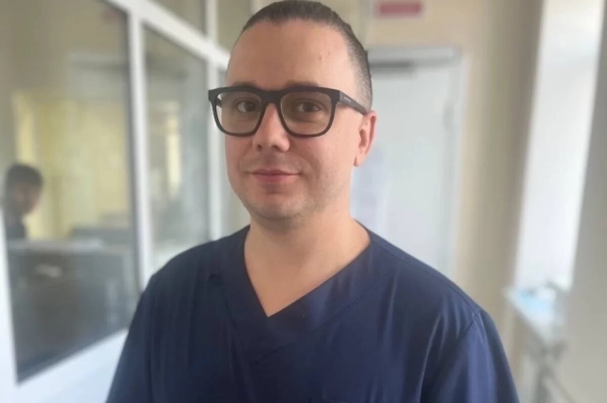    Заведующий отделением рентген-хирургических методов диагностики и лечения Александр Григорьев успешно выполнил процедуру внутрисосудистой тромбэктомии.