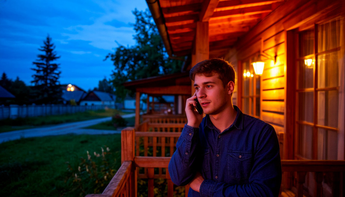 разговор по телефону