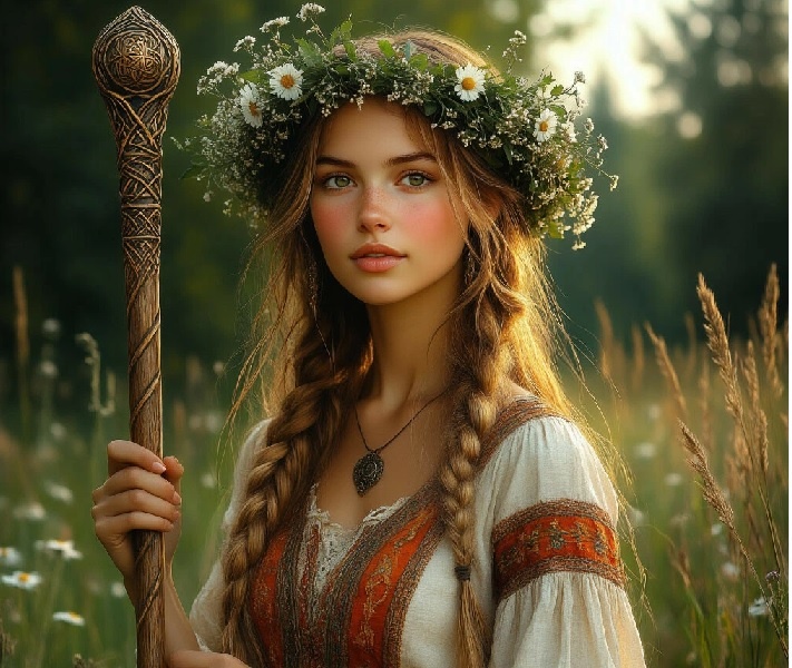 славянскаядевушка из видения