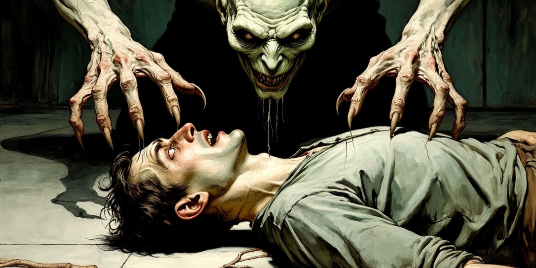 Фотография с незнакомцами. Рассказ ужасов о проклятии и монстре