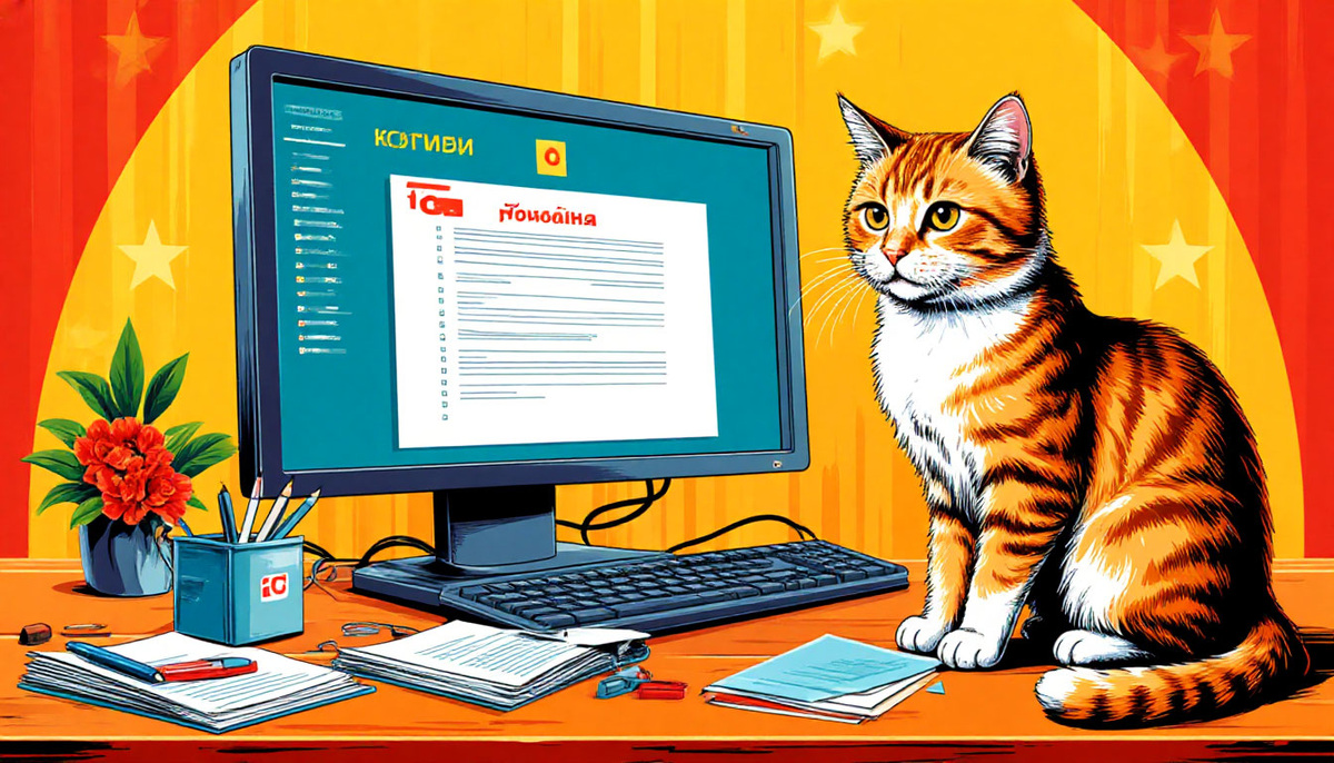 Котик  хранит файлы в 1С правильно