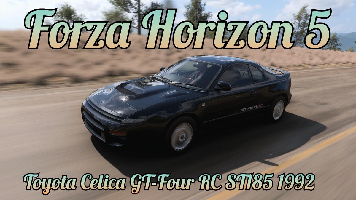 Легендарный японец на горизонте! Toyota Celica GT-Four RC STI85 1992 в Forza Horizon 5
