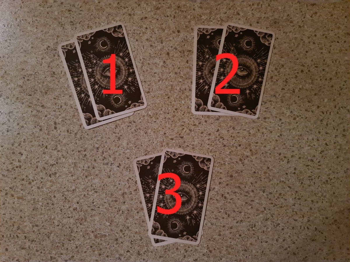 Позиции расклада. Фото автора