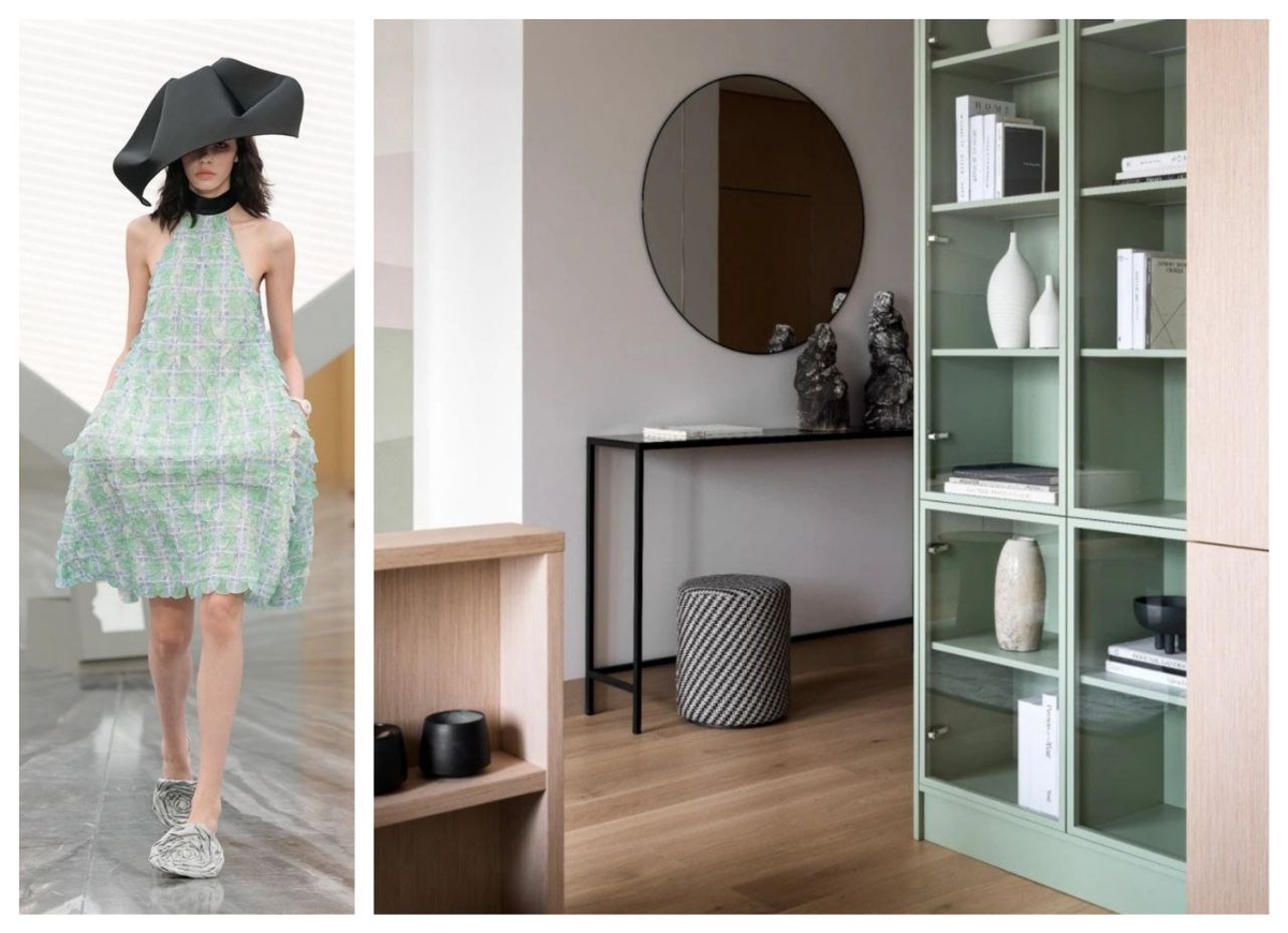 Весенне-летняя коллекция Christian Dior 2026. Квартира в жилом комплексе Wellton Park на Карамышевской набережной в Москве, авторы проекта: Бюро A4 (фото из материалов журнала ИНТЕРЬЕР+ДИЗАЙН)