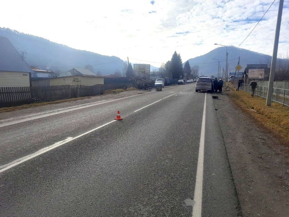    Смертельное ДТП в селе Камлак. Источник: МВД по Республике Алтай