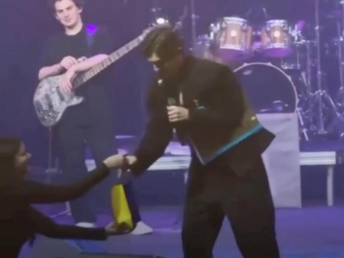  Концерт российского певца Акмаля в Казахстане© Кадр видео из соцсетей