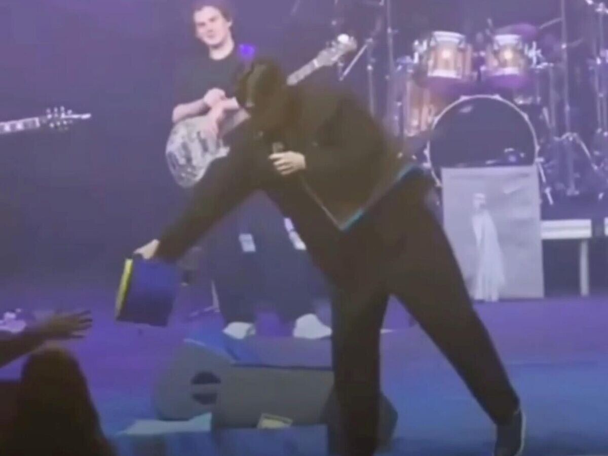  Концерт россисйкого певца Акмаля в Казахстане© Кадр видео из соцсетей