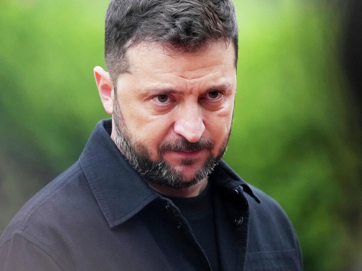    Владимир Зеленский после встречи с Дональдом Трампом и европейскими лидерами в Вашингтоне© AP Photo / Jacquelyn Martin