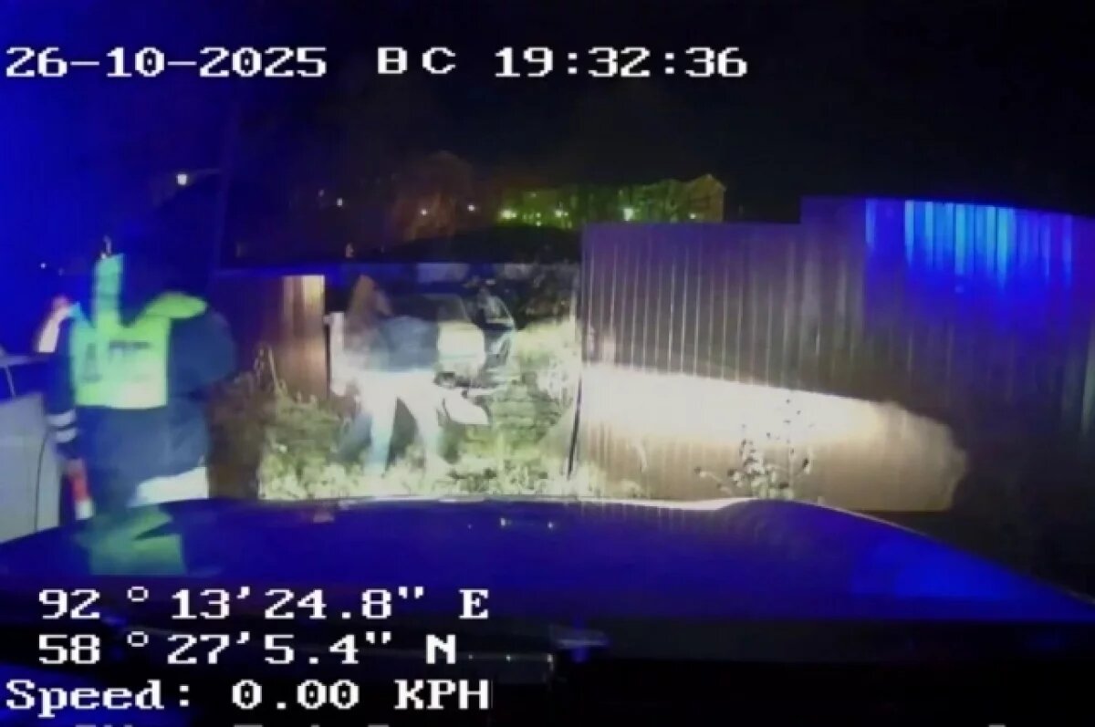    В Красноярском крае шестеро подростков устроили ДТП на угнанном автомобиле