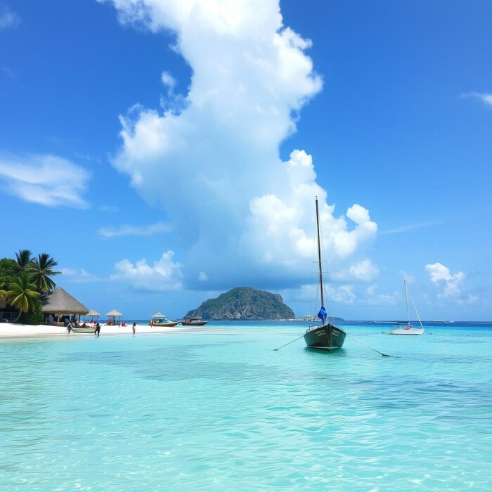 Из холодного Хабаровска теперь можно улететь на Боракай / изображение сгенерировано нейросетью flyvi.io