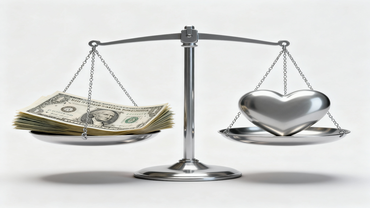 Баланс между стремлением к богатству и реальным счастьем