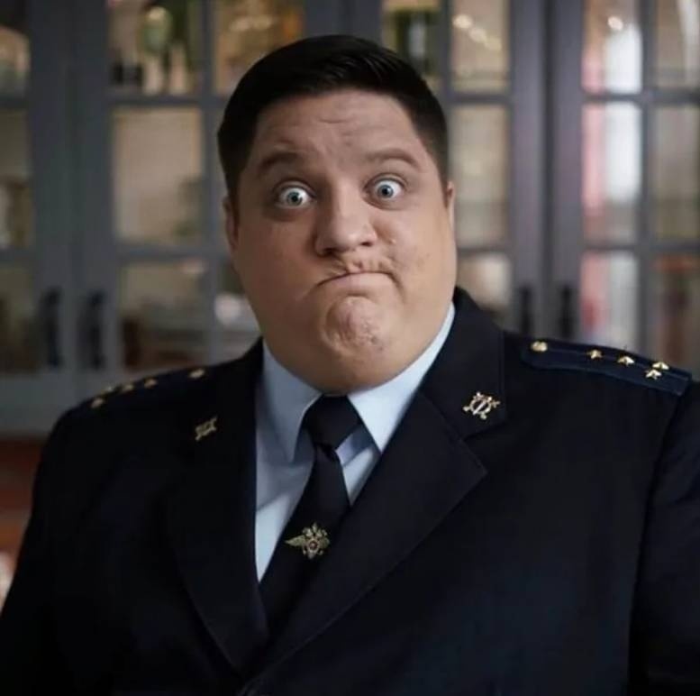 Роман Попов на съемках сериала 