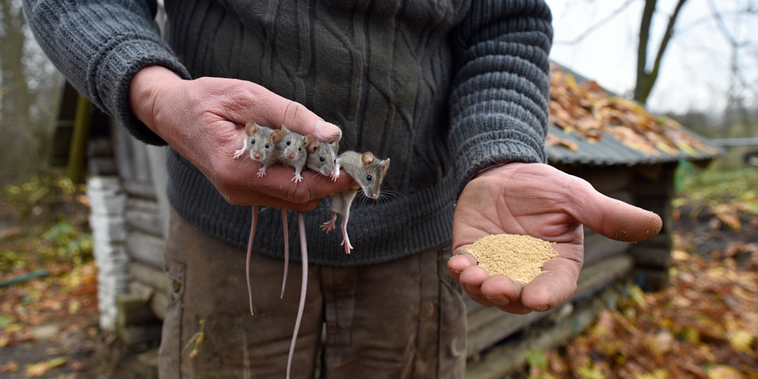 Мыши «двинули кони» всей округой после моей новой отравы «Без шансов». Без вреда для домашних питомцев
