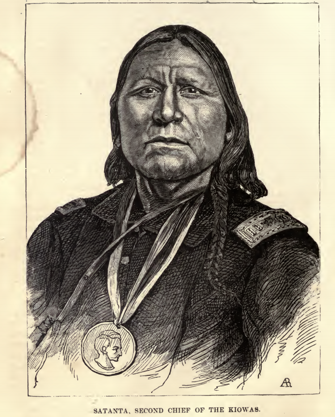 Сатанта, 2й вождь племени Кайова.