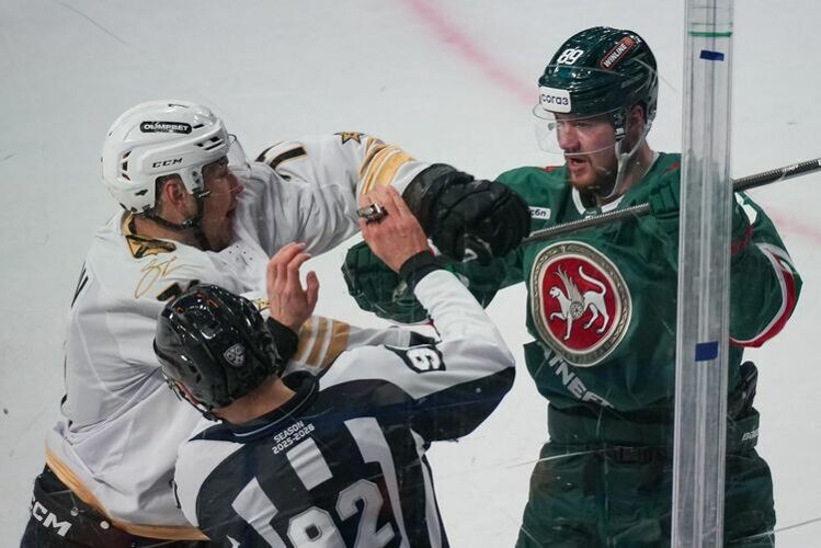    Это была вторая игра с «Адмиралом» за три дня.   
Фото: ak-bars.ru