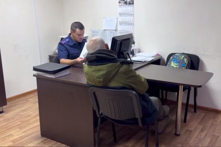 Стоп-кадр съемки СК РФ
