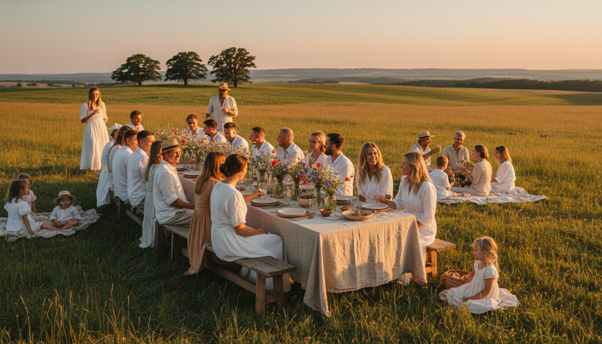    Летний праздник на лугу