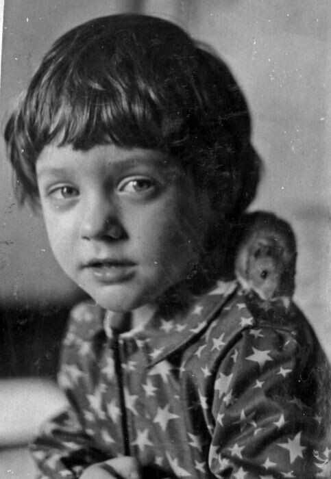 Роман Попов в детстве.