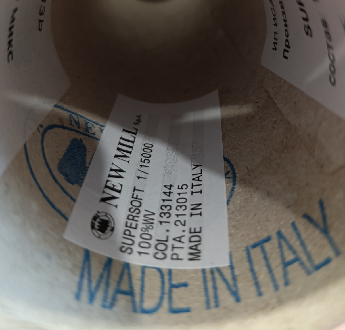 Описание на бобине