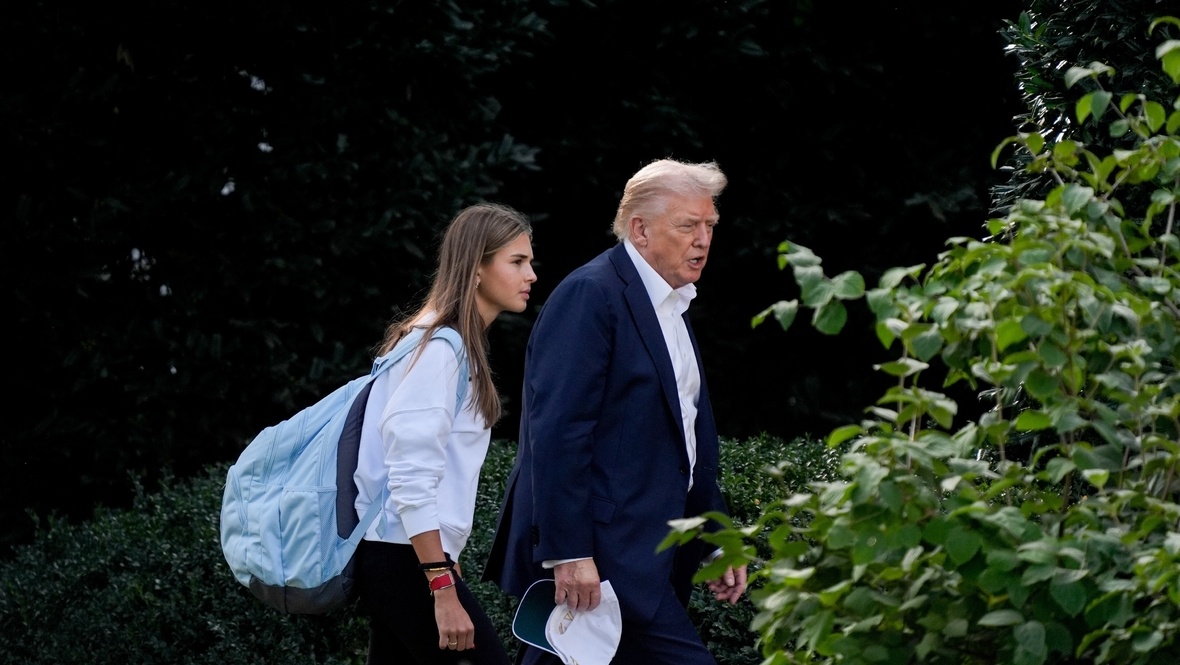    Дональд Трамп с внучкой Кай. Global Look Press