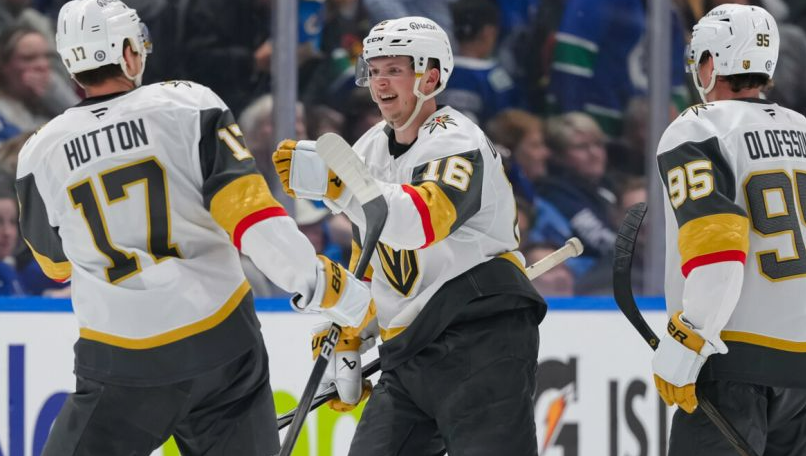 Павел Дорофеев штампует голы за "Вегас". Фото: НХЛ