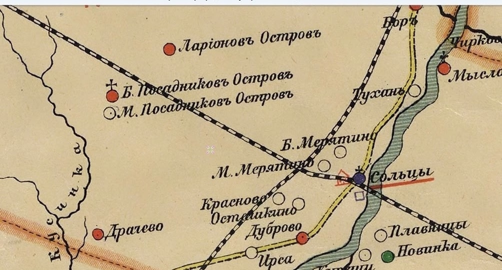 Погибшие деревни: Большое Мерятино