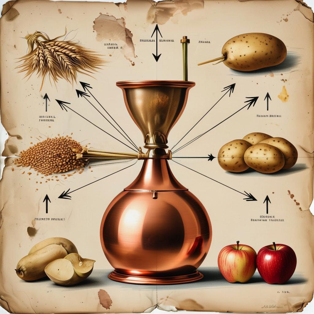 Алхимия для бедных: всё, что содержит сахар или крахмал, шло в дело. Schnappen — глотать!