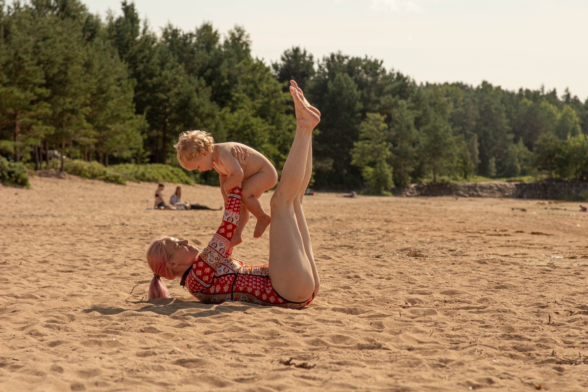 Моя йога в отпуске.