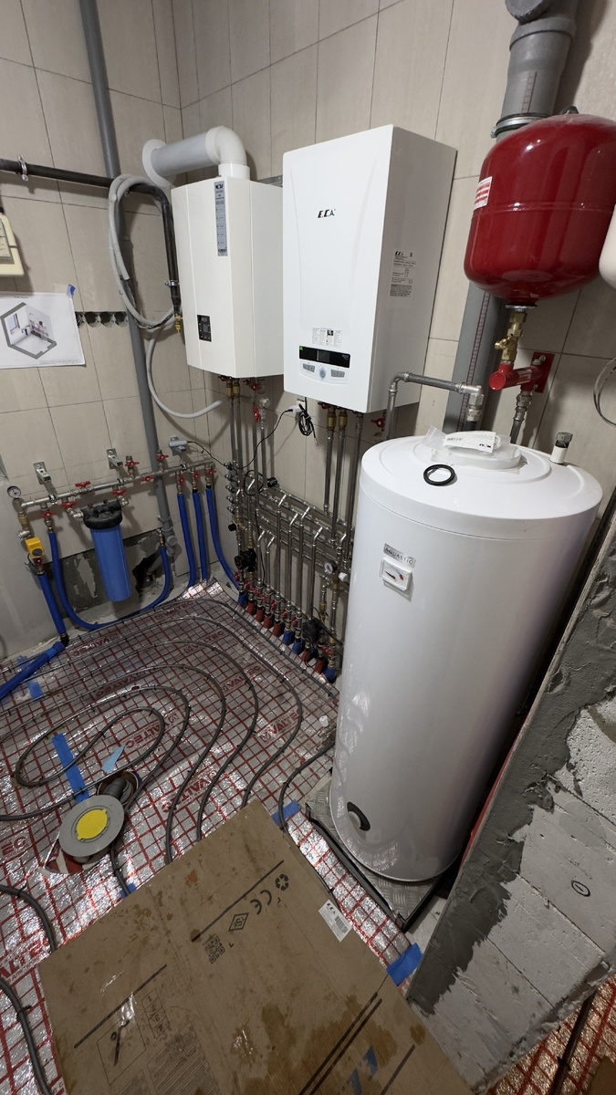 Бак косвенного нагрева в котельной