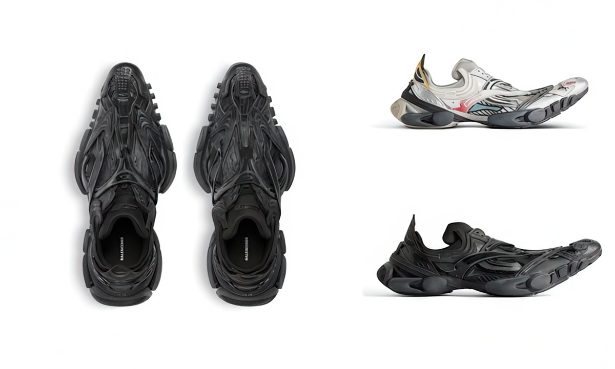 «Бархатные тяги» Balenciaga по мотивам туфель из 90-х