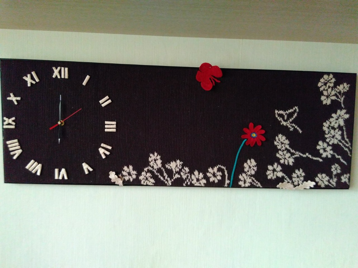 Часы, которые я связала.