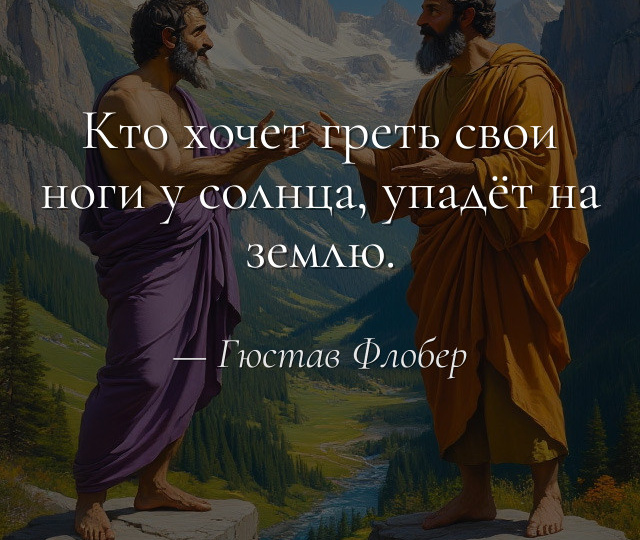 Опасность самонадеянных стремлений