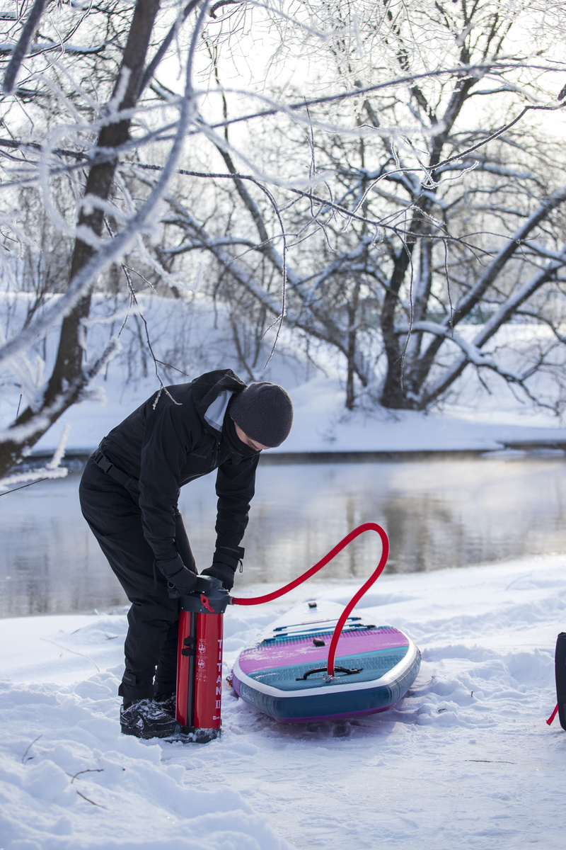 Накачать сап зимой
